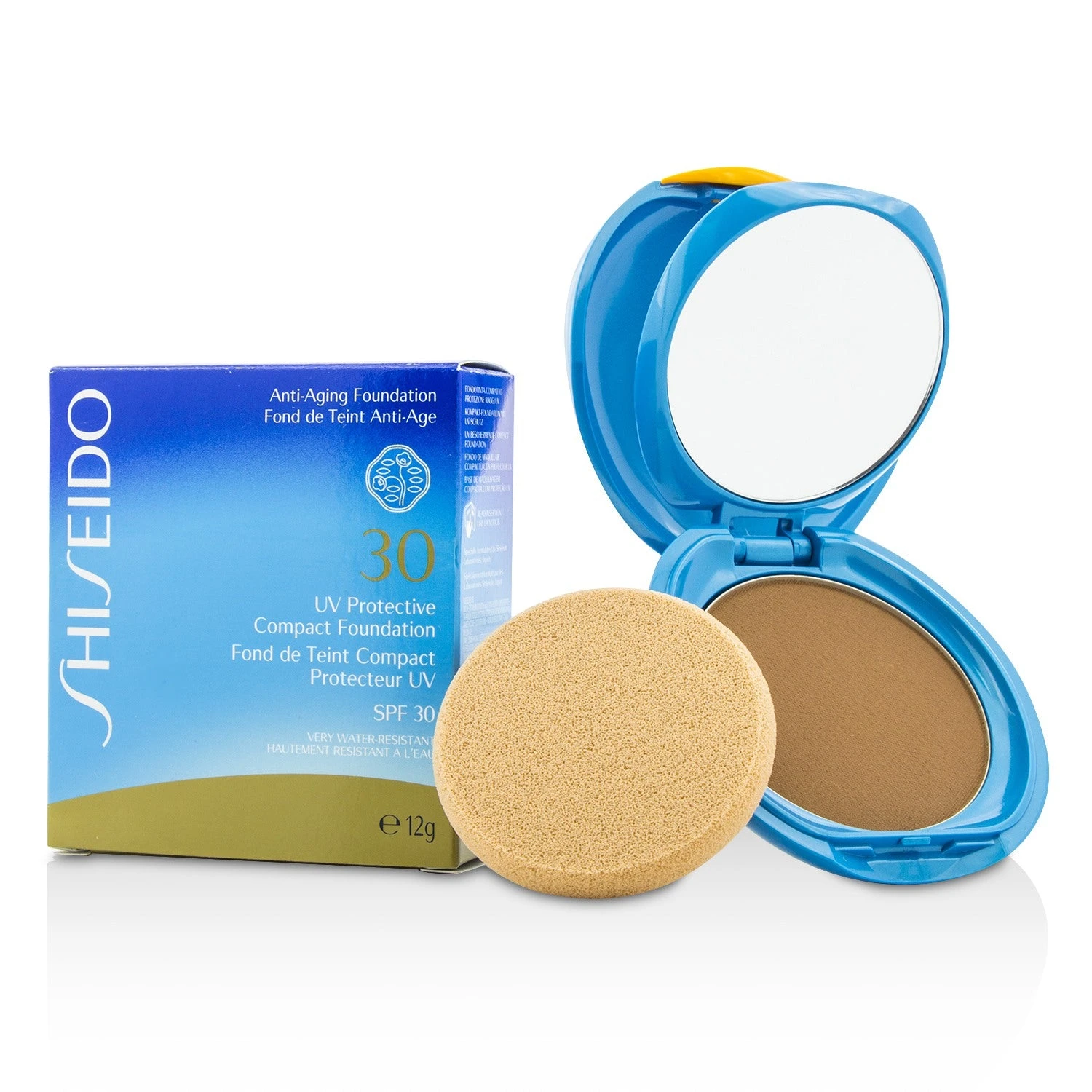 Shiseido UV Protective Compact Foundation SPF 30 (Case+Refill) - # Dark Beige 12g/0.42oz 1 Shiseido UV Protective Compact Foundation SPF 30 (Case+Refill) - # Dark Beige 12g/0.42oz