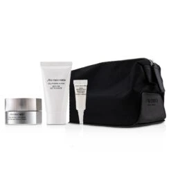 Shiseido Men Total Age-Defense Program Set: 1xTotal Revitalizer Cream 50ml+1xCleansing Foam 30ml+1xTotal Revitalizer Eye 3ml+1xPouch 4pcs