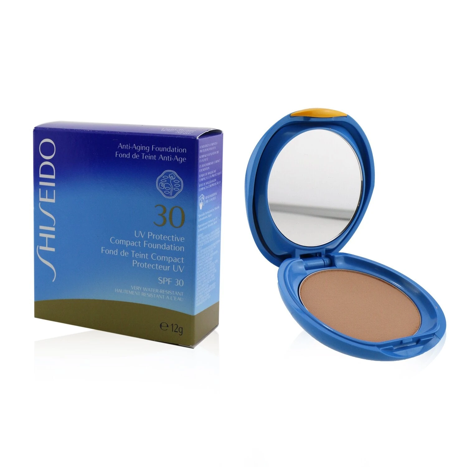 Shiseido UV Protective Compact Foundation SPF 30 (Case+Refill) - # Dark Beige 12g/0.42oz 13 Shiseido UV Protective Compact Foundation SPF 30 (Case+Refill) - # Dark Beige 12g/0.42oz - Image 13