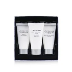 Shiseido Total Age Defense 3-Pieces Set: Cleansing Foam 30ml + Cleansing Scrub 30ml + Revitalizer Cream 30ml 3pcs