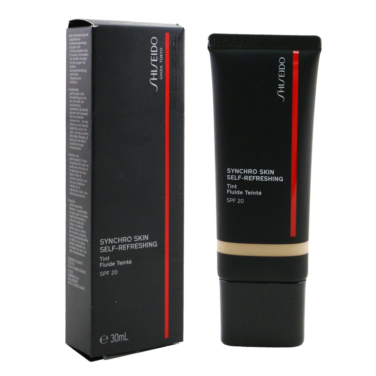 Shiseido Synchro Skin Self Refreshing Tint SPF 20 - # 215 Light/ Clair Buna 30ml/1oz 1 Shiseido Synchro Skin Self Refreshing Tint SPF 20 - # 215 Light/ Clair Buna 30ml/1oz
