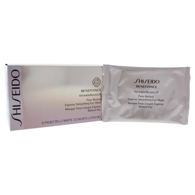 Shiseido Benefiance WrinkleResist24 Pure Retinol Express Smoothing Eye Mask By Shiseido For Unisex - 12 Pc Sheets Eye Mask 1 Shiseido Benefiance WrinkleResist24 Pure Retinol Express Smoothing Eye Mask By Shiseido For Unisex - 12 Pc Sheets Eye Mask