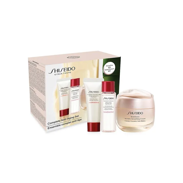 Shiseido Benefiance Complete Anti-Aging 3-Piece Set - $111 Value 1 Shiseido Benefiance Complete Anti-Aging 3-Piece Set - $111 Value